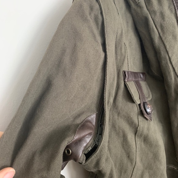 Mackage dark green spring jacket or vest - Picture 4 of 16